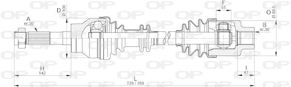 OPEN PARTS Veovõll DRS6190.00